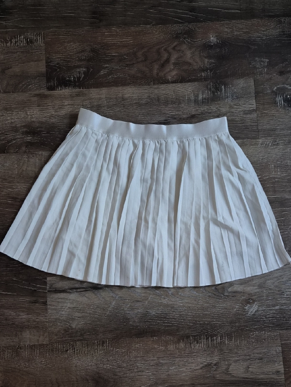 🩷White Pleated Skort With Pockets